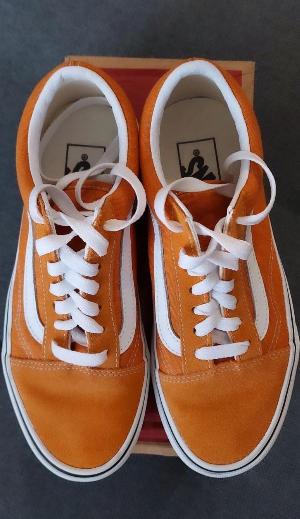 Pomarańczowe klasyczne tenisówki Vans Old Skool Unisex 36