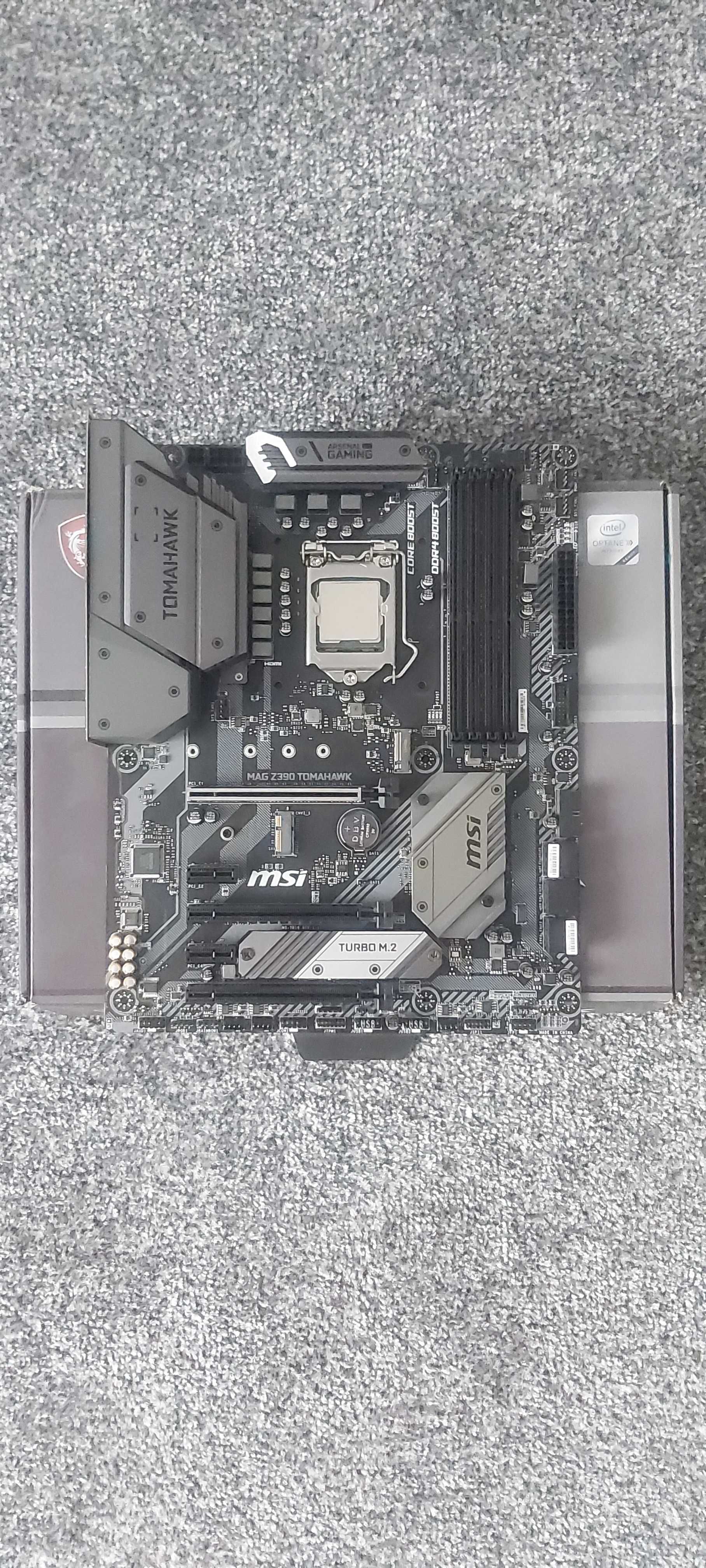 Płyta glówna MSI MAG Z390 TOMAHAWK+procesor i5 9600KF 3.7 GHz