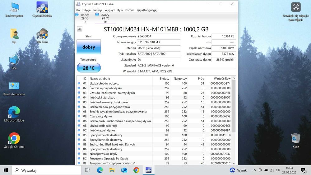 Dysk Przenośny Zewnętrzny 1TB USB 3.0