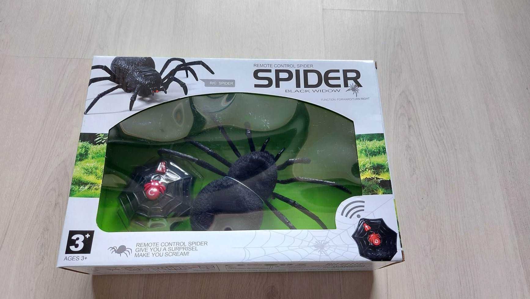 Zabawka sterowana pająk Spider Black Widow NOWA