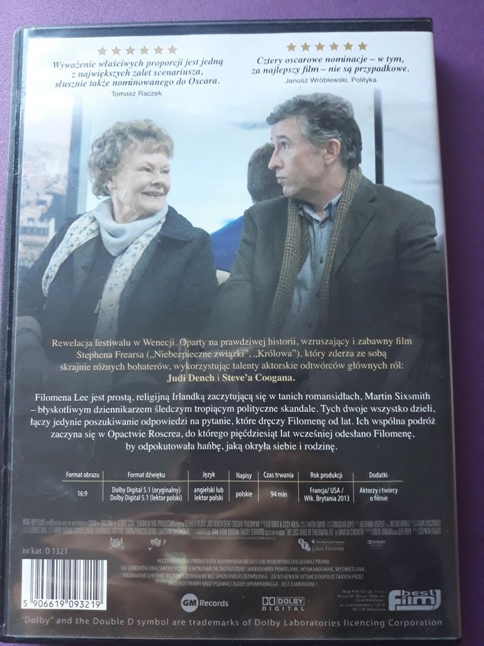 DVD ,, Tajemnica Filomeny"