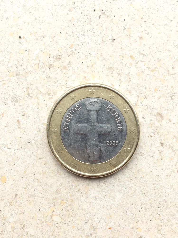 Moeda 1 Euro Chipre RARA