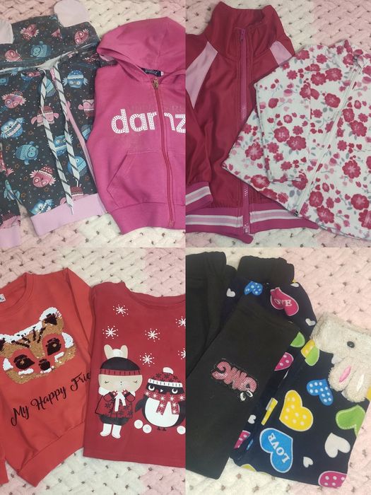 Пакет лот одягу для дівчинки 92-98
