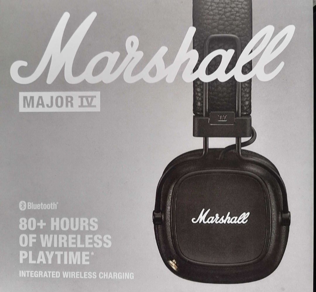 Auscultadores Bluetooth MARSHALL Major IV | Novos - embalagem selada!