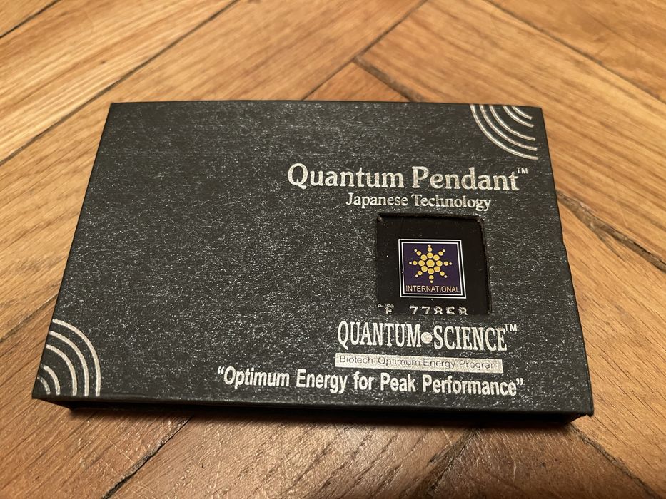 Quantum Pendant / Skalarny medalion / naszyjnik + odpromieniacz