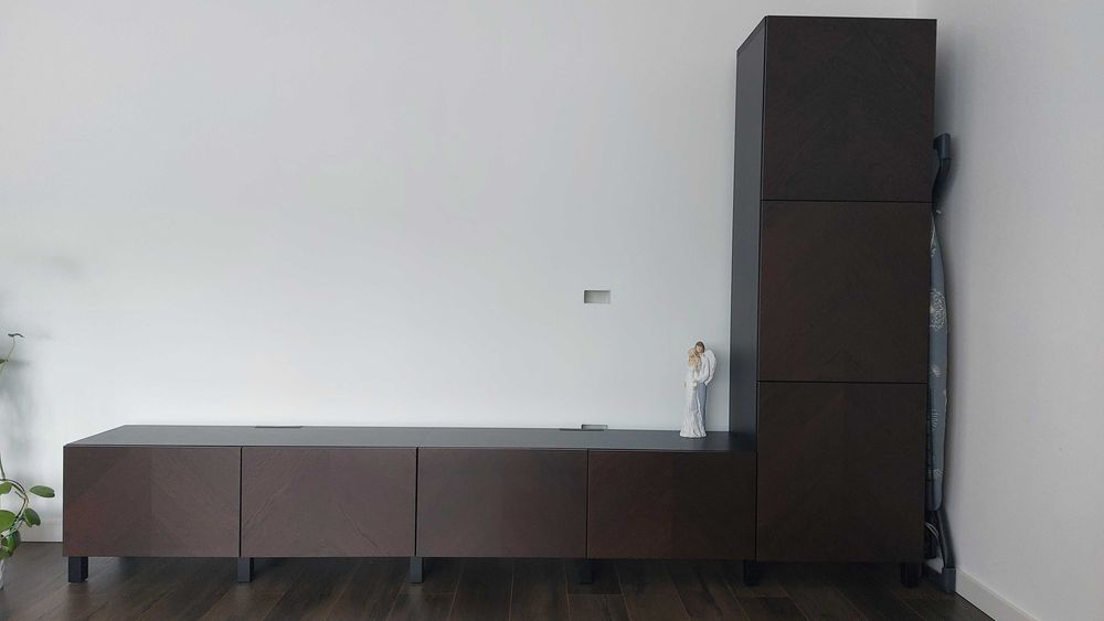 Ikea Besta meblościanka szafki rtv