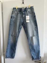 Zara Relaxed Fit 38 M jeansy aktualna kolekcja