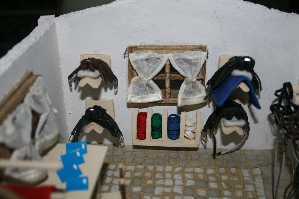 Modelismo - Sala de Arreios - estilo Schleich (1:20)