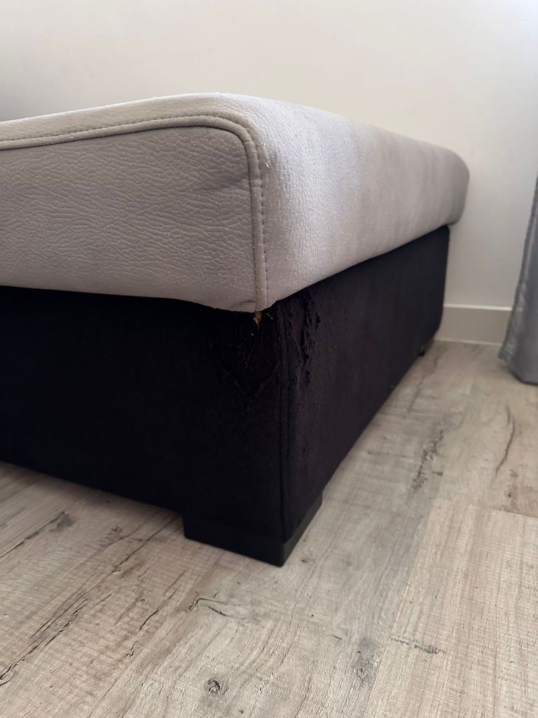 Sofá cama com chaise longue