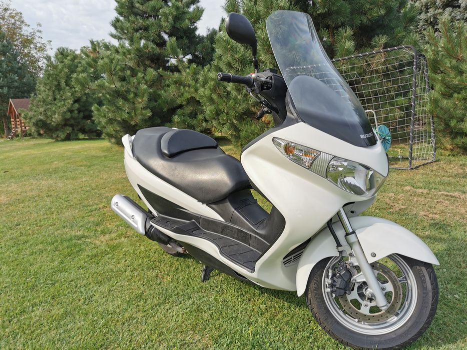 Suzuki Burgman 200 K7 Biała Perła 18 tyś Przebiegu Super Stan