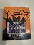 Sence Press-On Nails fioletowe sztuczne paznokcie z klejem