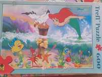 Puzzle Trefl Disney Mała Syrenka Ariel Arielka 600