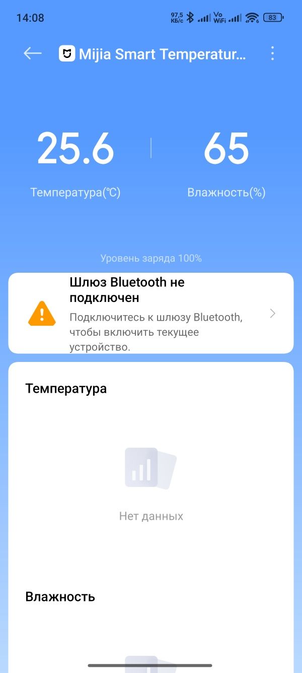 Термометр и гигрометр Xiaomi Mijia  Thermometer and Hygrometer mini 3