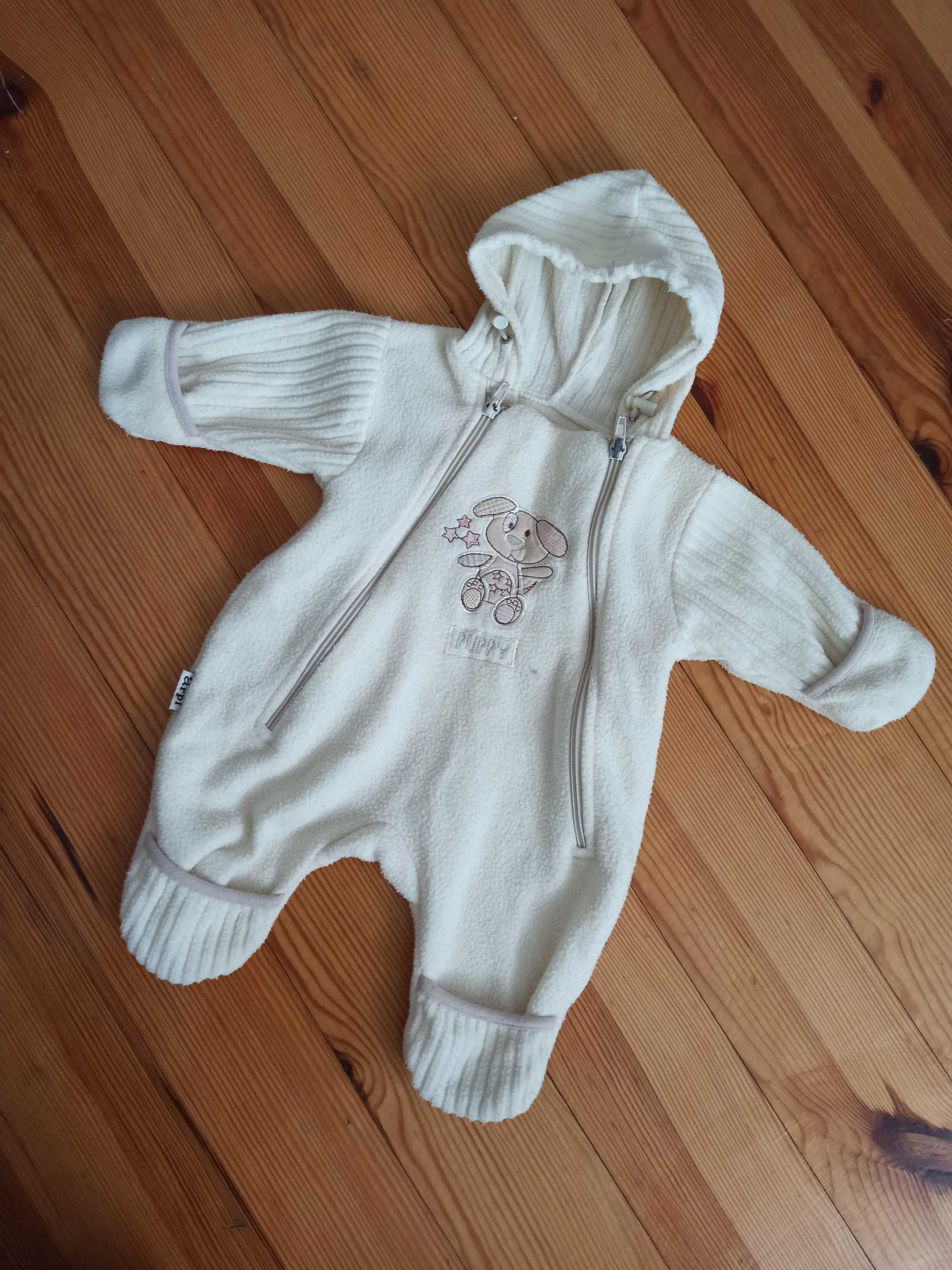 Pajacyk polarowy kombinezon na wiosnę przejściowy 
62 rozmiar unisex
