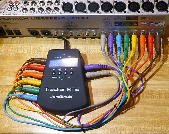 Jamhub mt16 Multitrack recorder многодорожковая запись