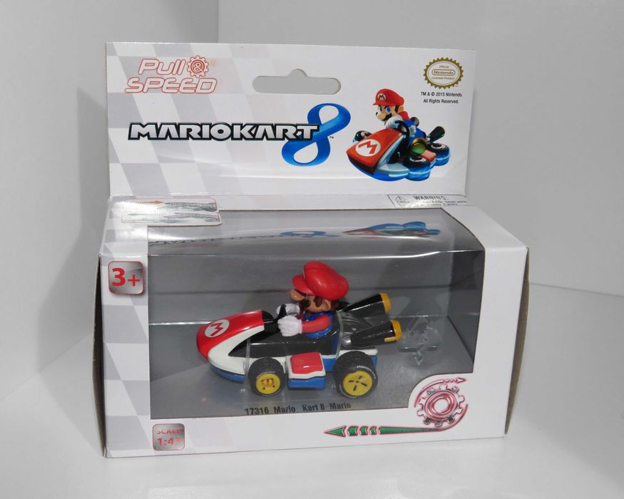 Figura Mario Kart 8 Pull & Speed Novo e Selado