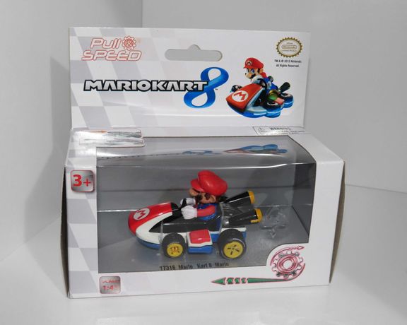 Figura Mario Kart 8 Pull & Speed Novo e Selado
