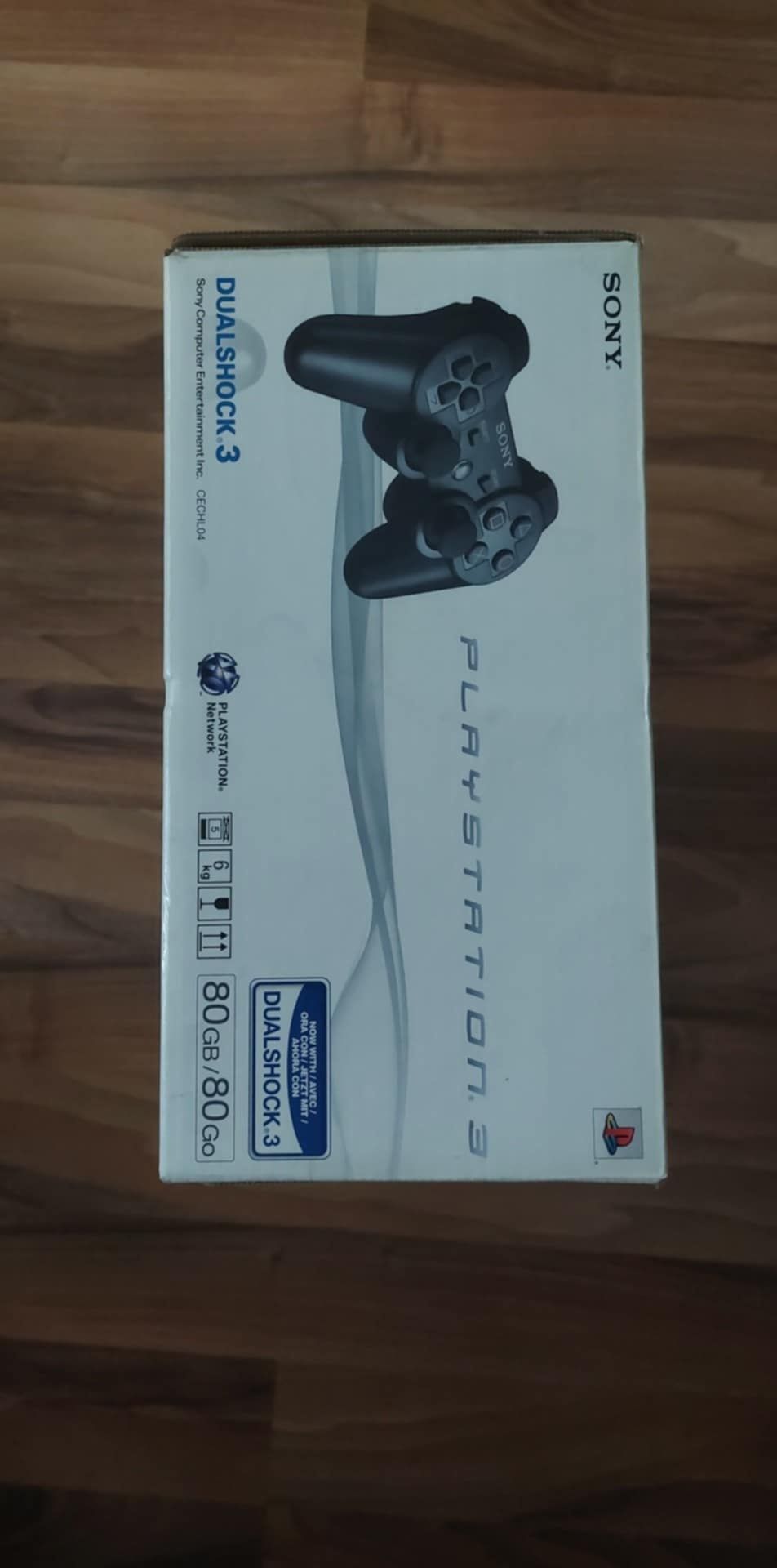 Playstation 3 com  80Gb , com caixa e Comando  wifi