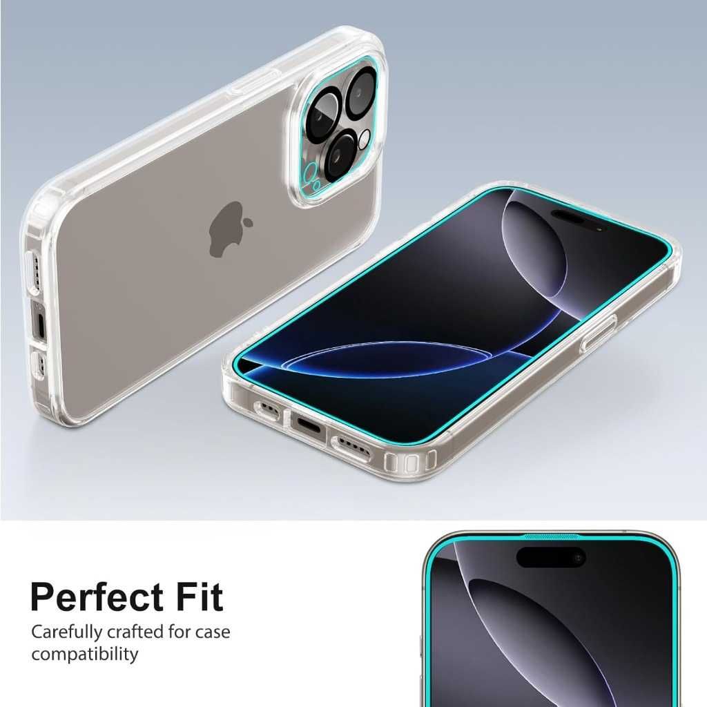 100x SPARIN Szkło Hartowane do iPhone 16 Pro (2+2 zestaw)