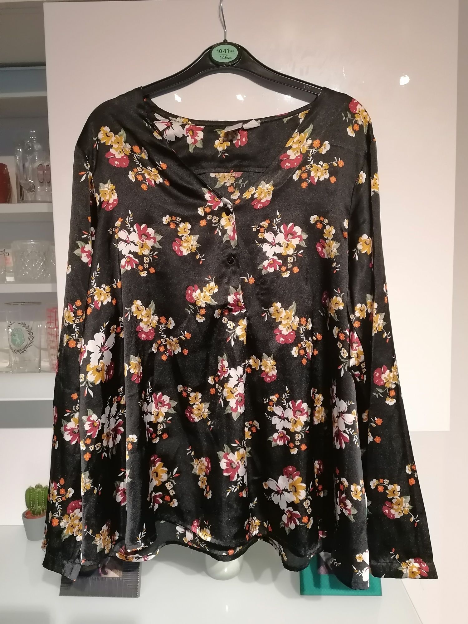 Túnica acetinada prémamã da Prénatal easy chic Tamanho L/G