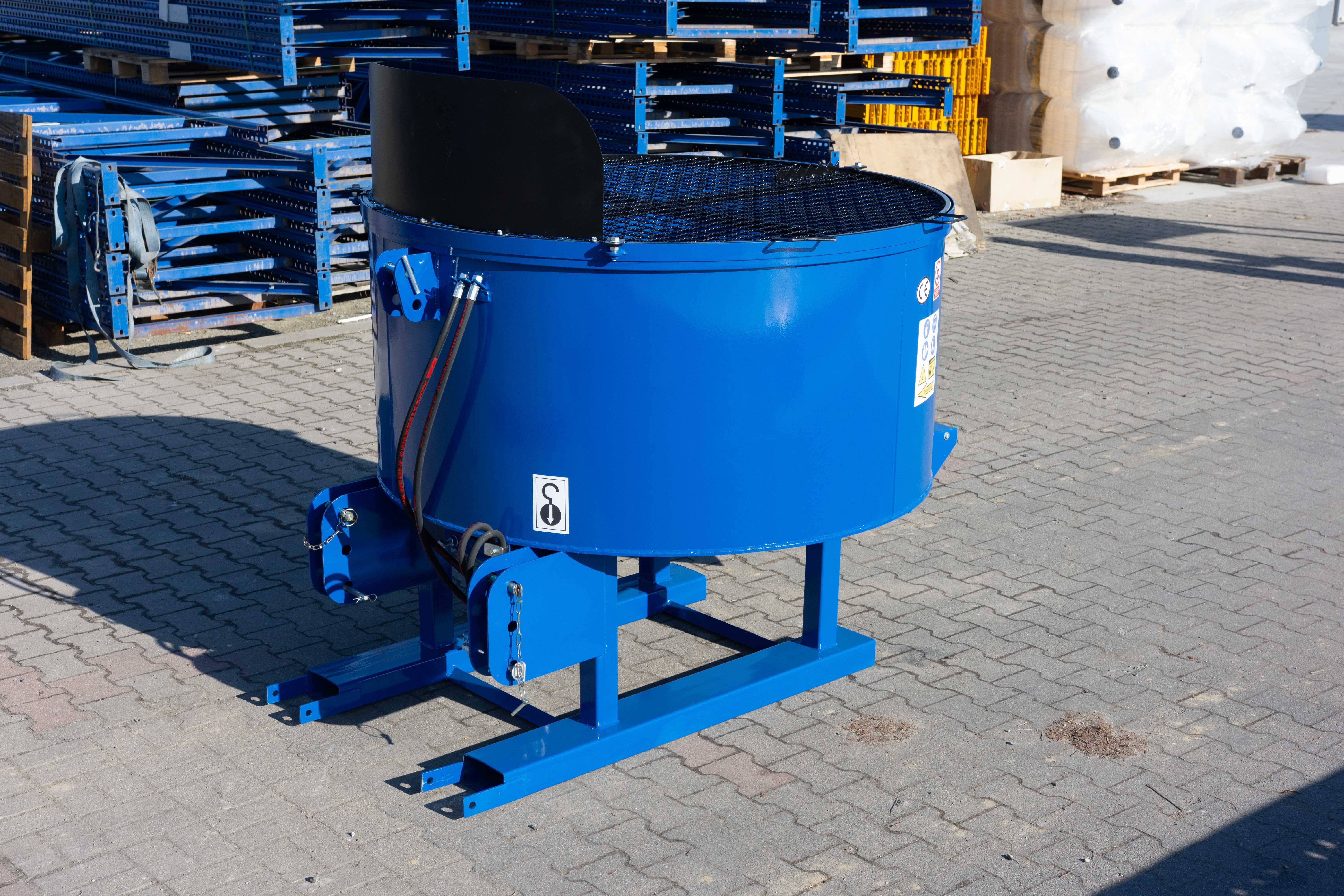 Mieszalnik napęd hydrauliczny 1200l Betoniarka do betonu