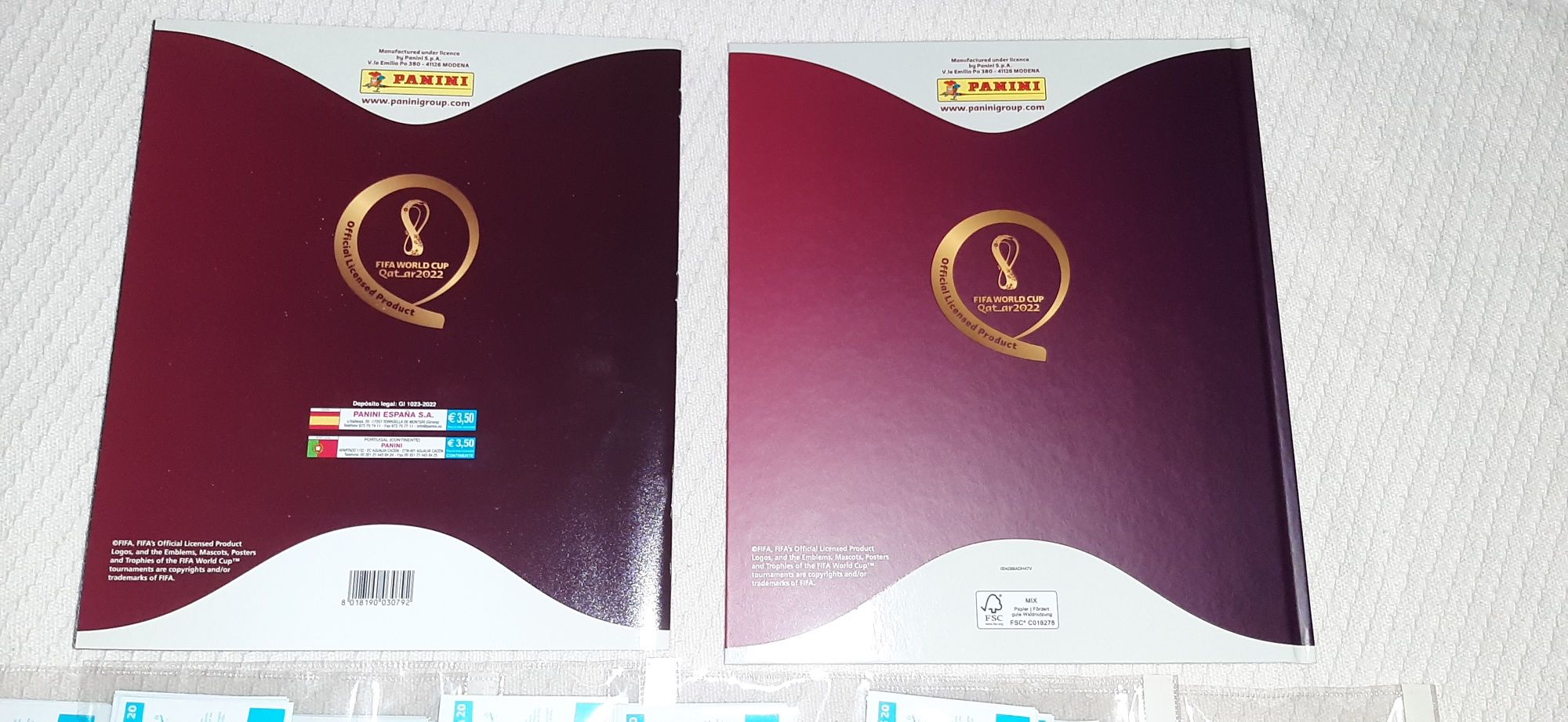 Caderneta capa dura completa cromos por colar+update mundial Qatar