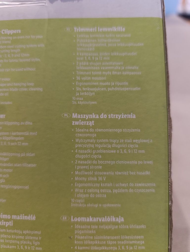 Maszynka Zoofari 10 elementów jak nowa