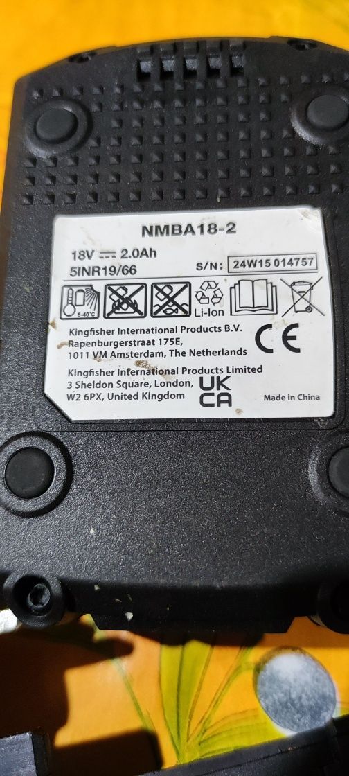 Bateria akumulator NMBA18V-4Ah