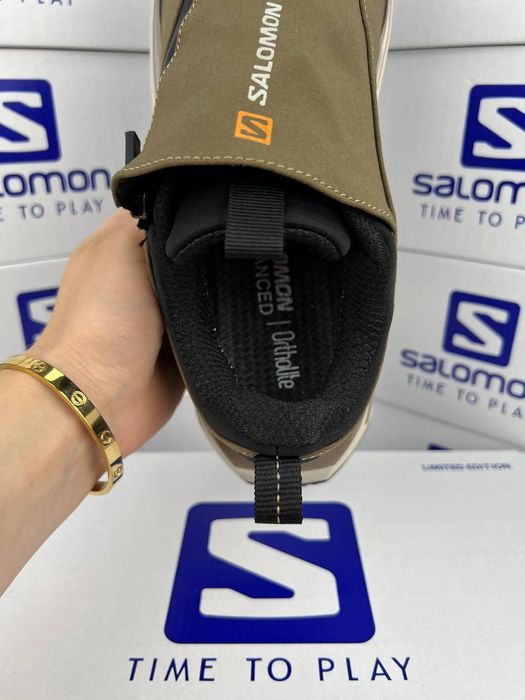 Чоловічі кросівки Salomon Odyssey ELMT Advanced Brown коричневі