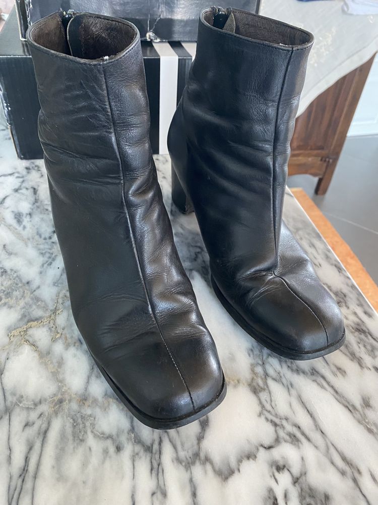 Botas senhora em pele