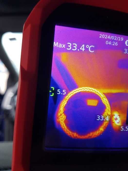 Inspekcja - sprawdzenie kamerą termowizyjną