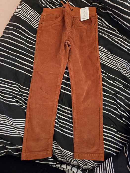 Spodnie sztruksy 134 cm, lincoln & sharks z 5 10 15