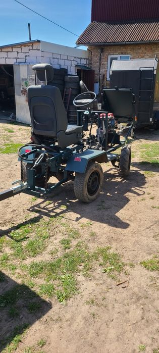 Продам саморобний трактор 4 на 4 з причепом