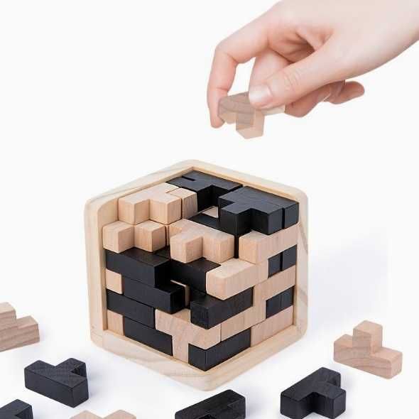 Gra edukacyjna logiczna tetris układanka dla dzieci i dorosłych Nowa
