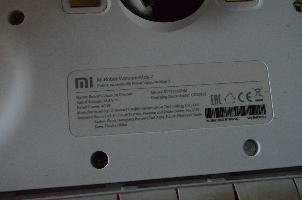 Robot sprzątający mopujący odkurzacz Xiaomi Vacuum-Mop 2