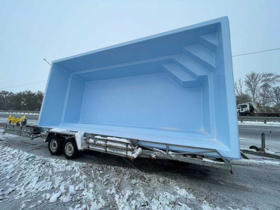 Бассейн Композитный под Ключ от 5.8 метров | 10 лет гарантия