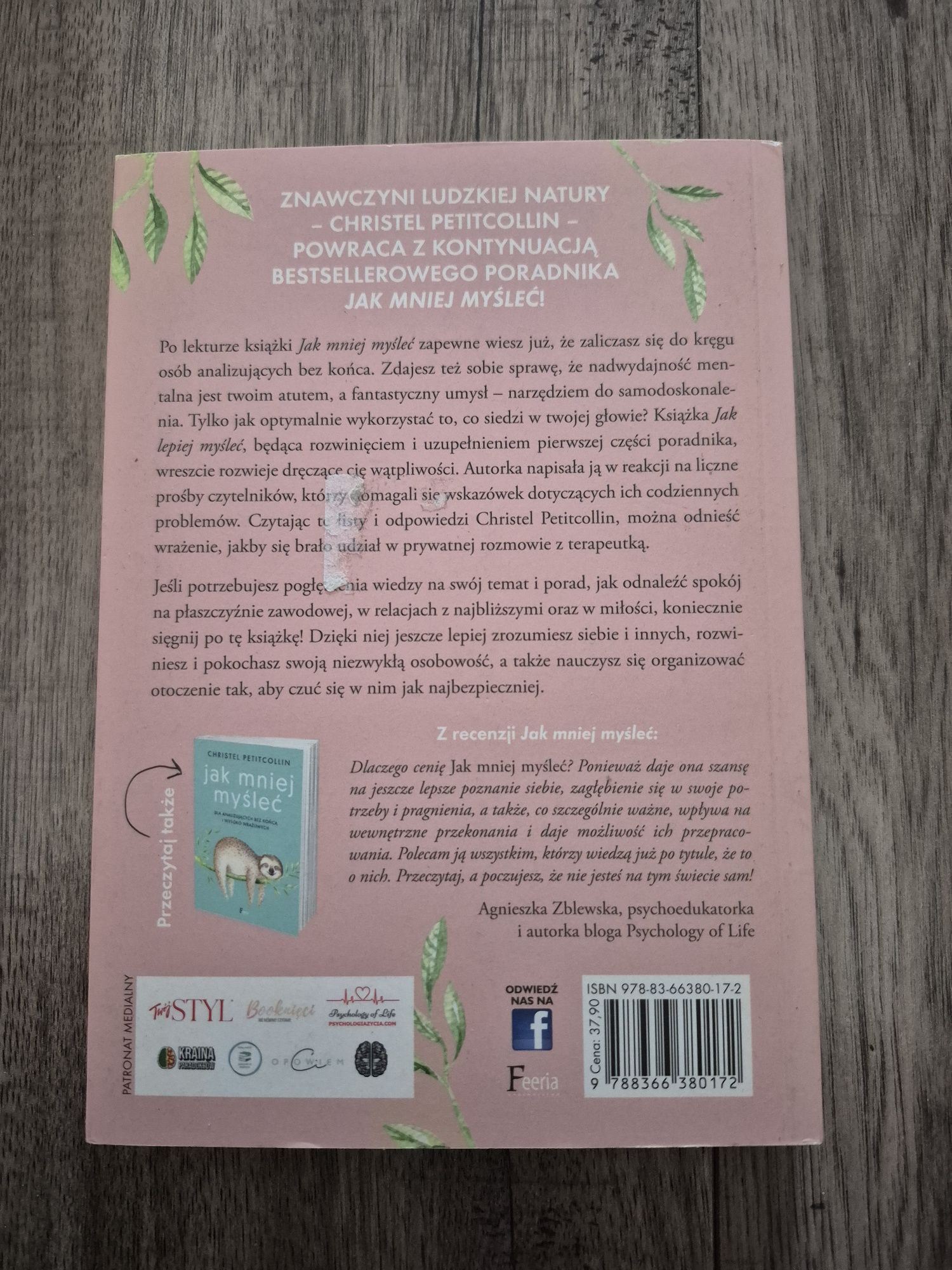 Książka Jak Lepiej Myśleć Christel Petitcollin