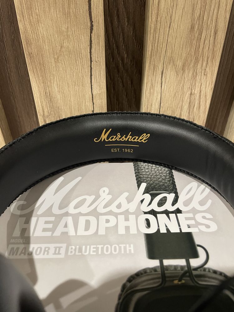 Новые наушники Marshall Major 2 Bluetooth Black беспроводные