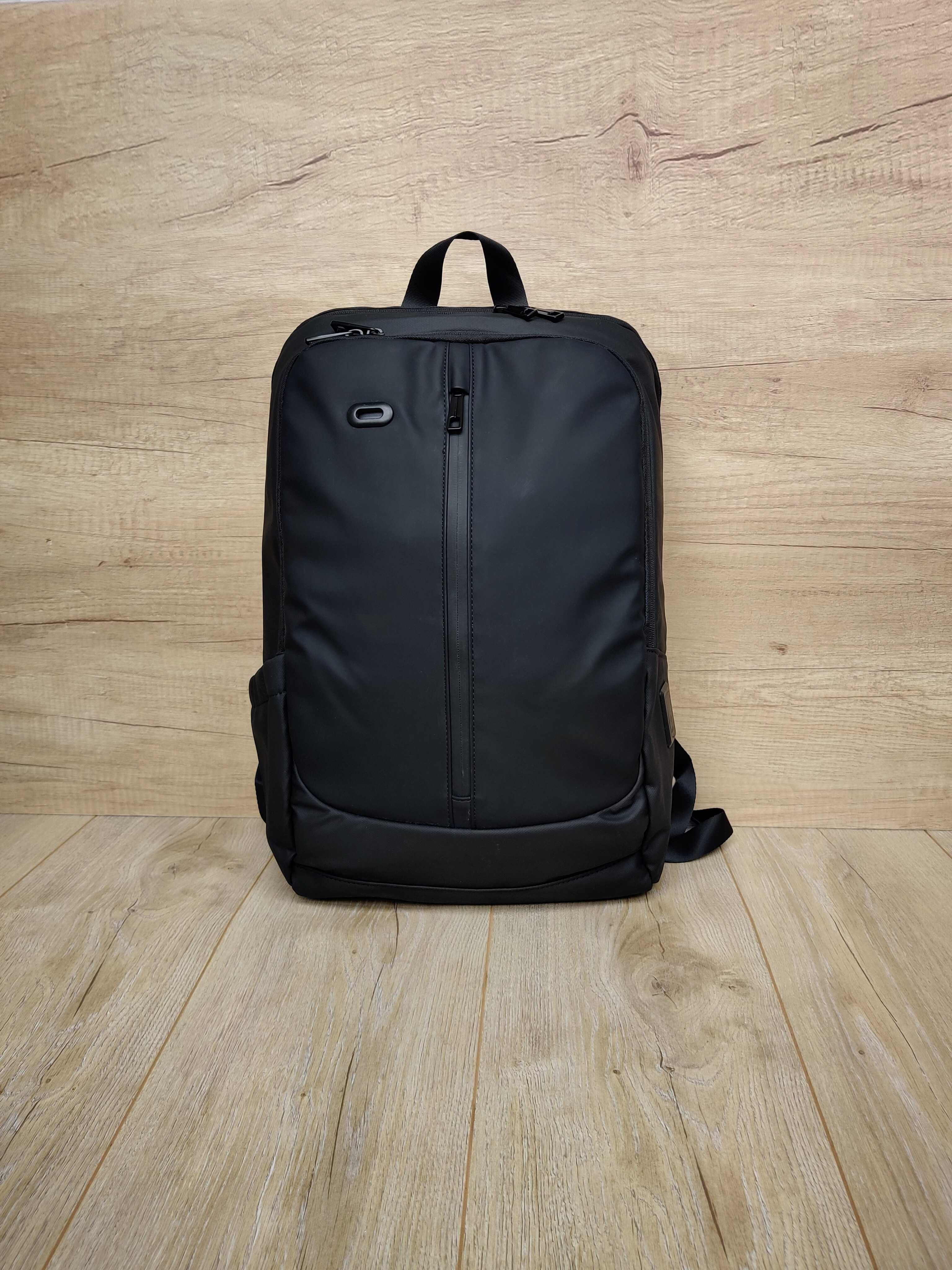 847 Чорний міський рюкзак для ноутбука, зручно для роботи або навчання