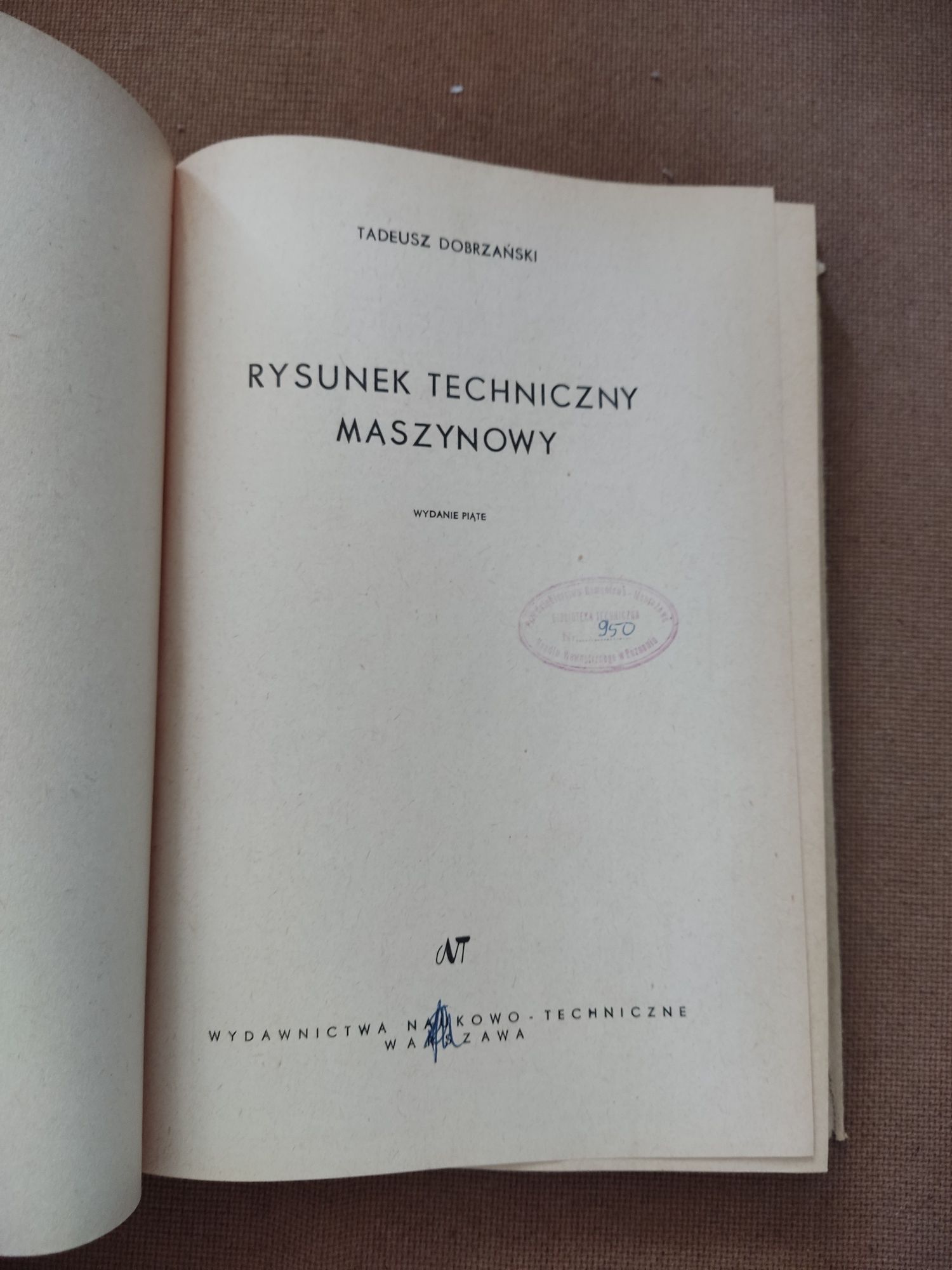 Rysunek Techniczny Maszynowy - Tadeusz Dobrzański
