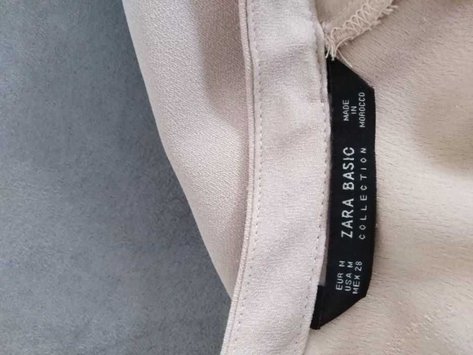 Sukienka beżowa ZARA