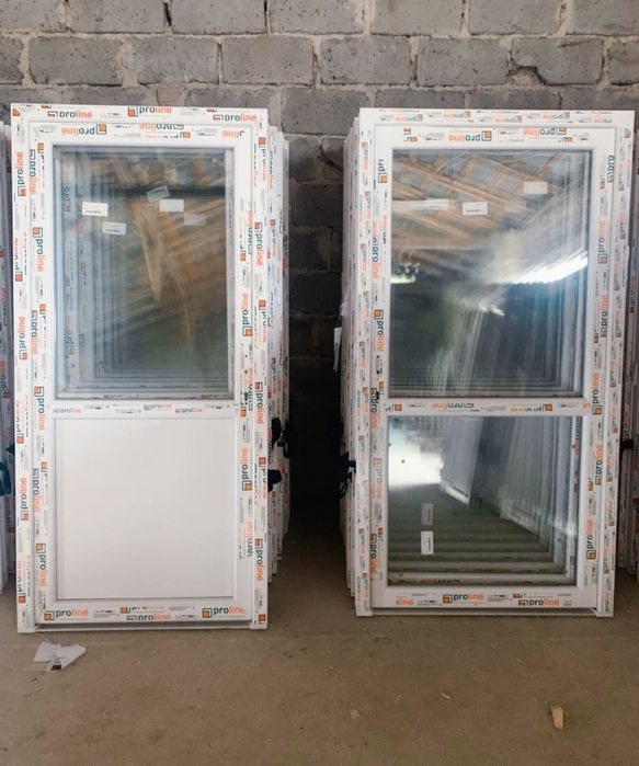 Drzwi PCV zewnętrzne do sklepu biura na taras,białe antracyt złoty dąb