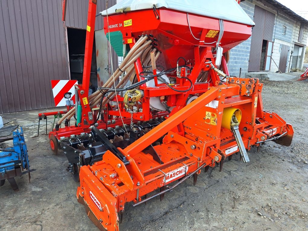Agregat uprawowo-siewny 3m talerzowy Maschio +Accord stan bdb