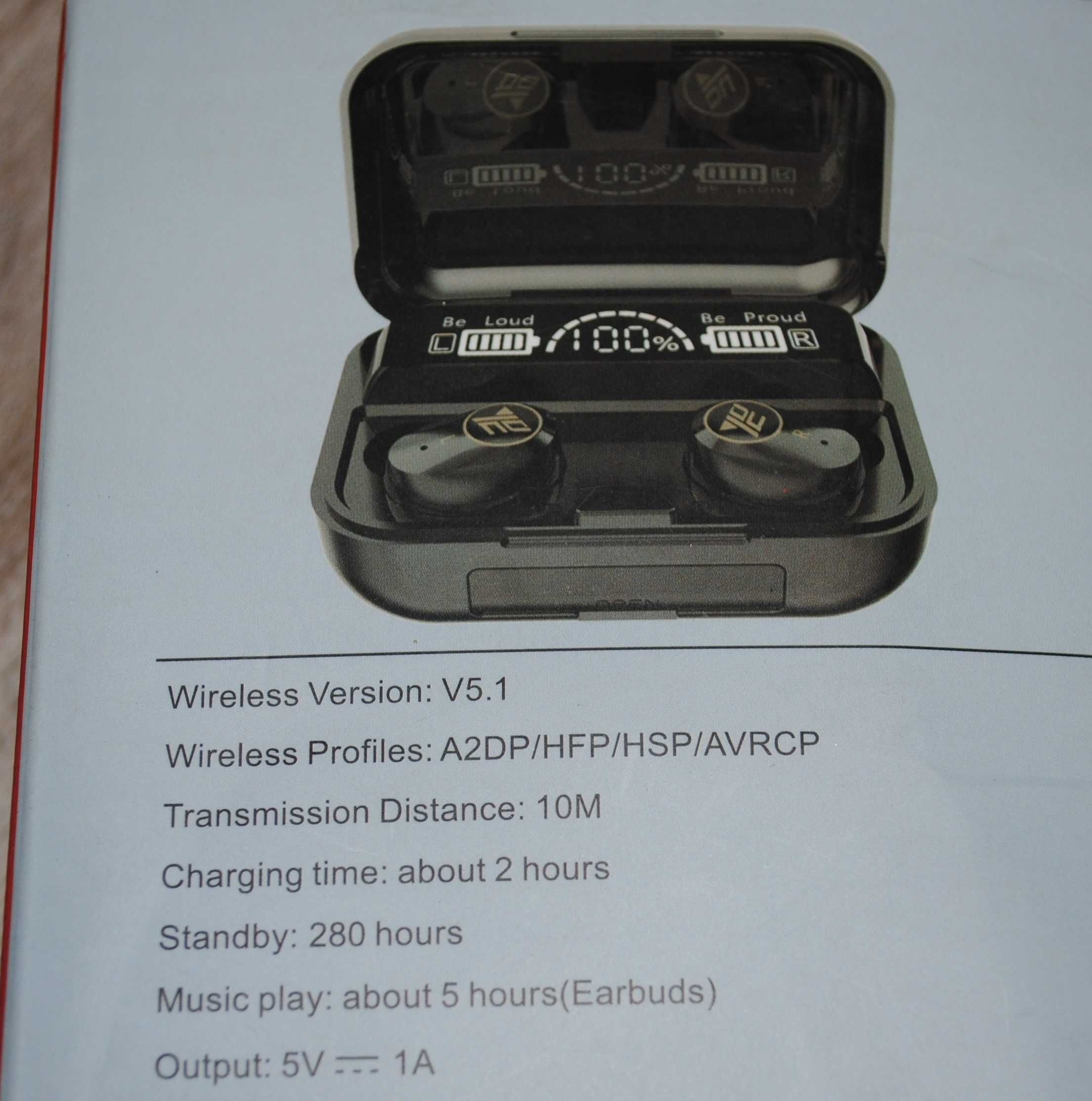 Бездротові навушники NEWEST True Wireless M16 Bluetooth V5.1 Black