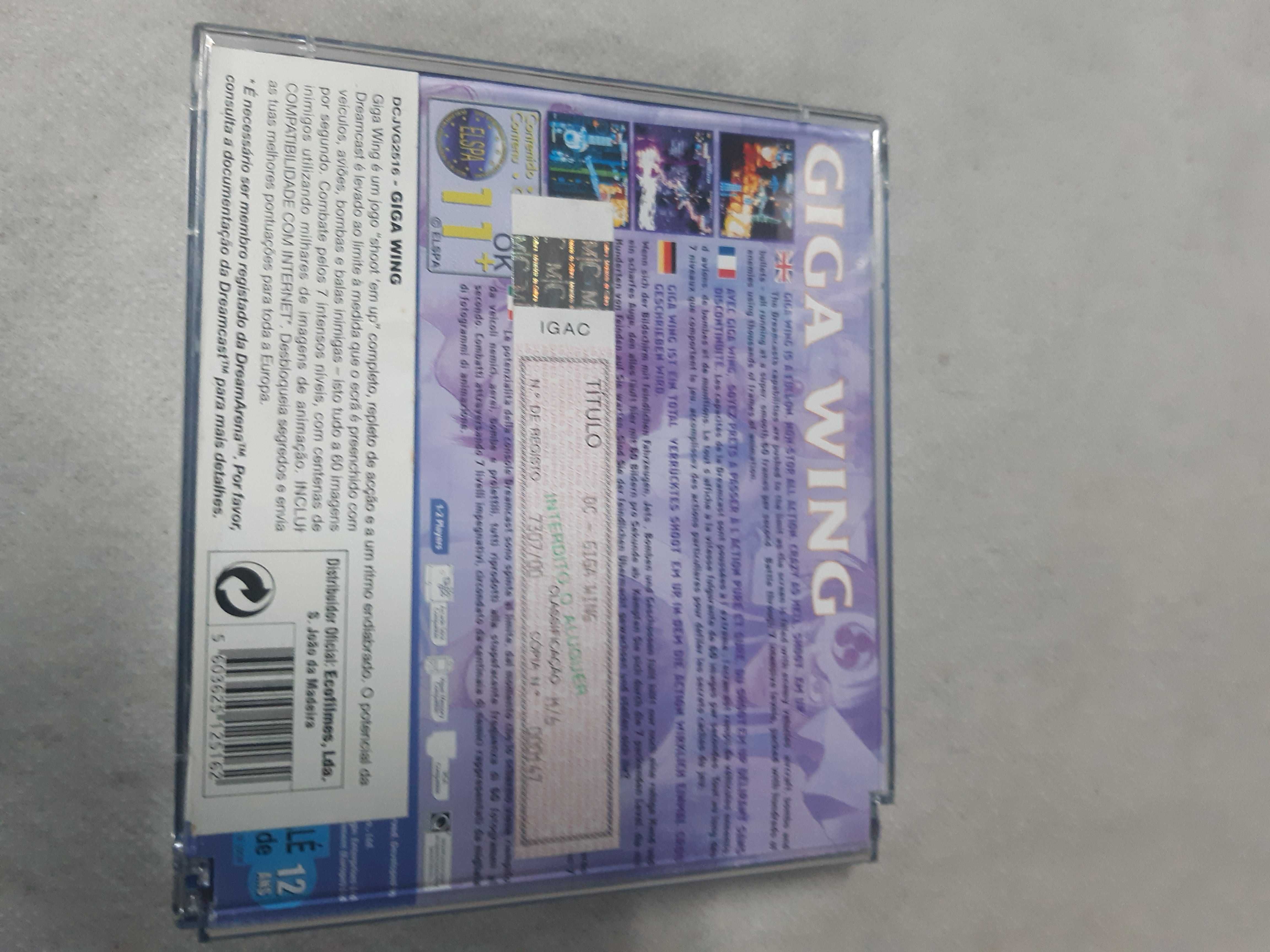 Jogo Sega Dreamcast GigaWing