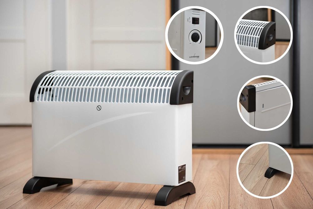 NOWY Grzejnik Elektryczny Pokojowy Farelka Nagrzewnica Do Łazienki FV