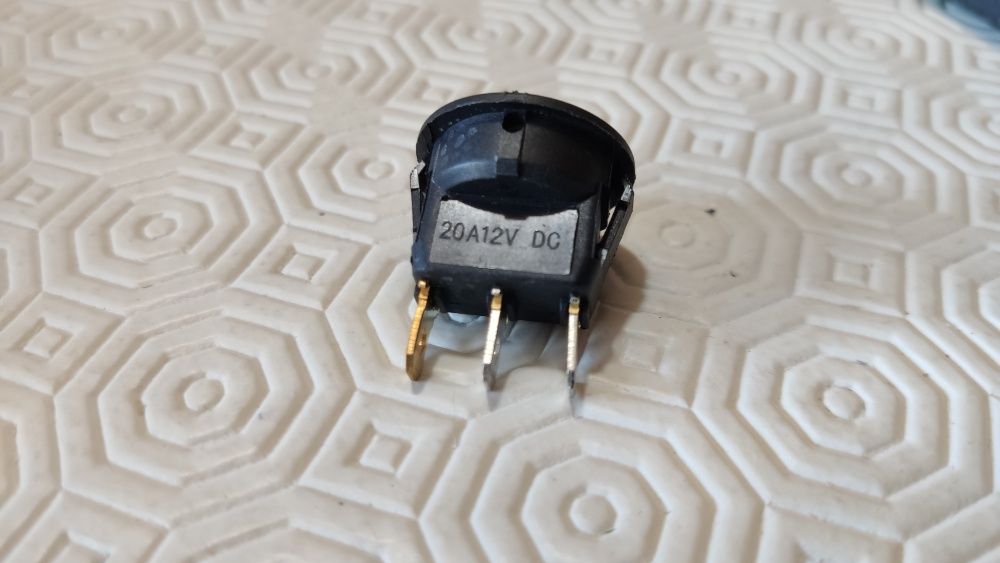 Interruptor on/off mota carro barco com led