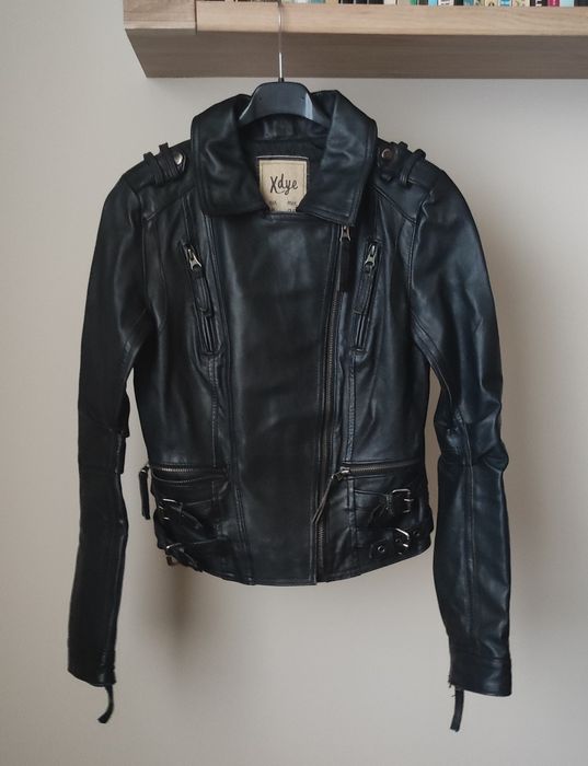 Ramoneska S 36 Xdye skóra naturalna czarna
motocyklówka