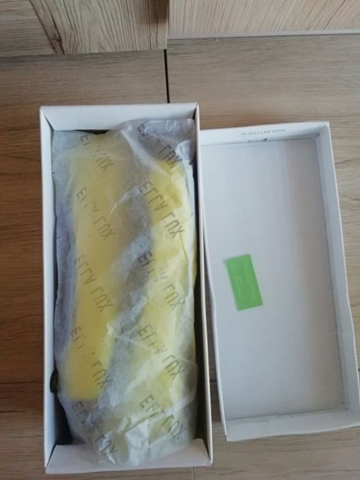 Balerinki limonka czarne odcienie żółtego pikowane