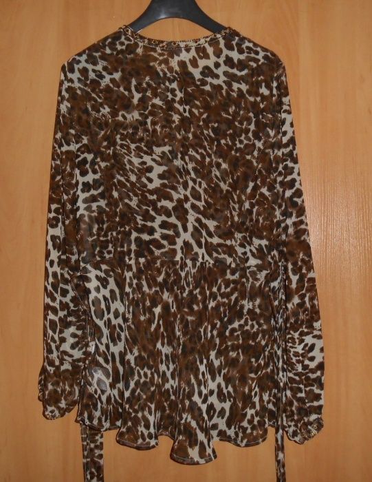 блузка леопард48 размер